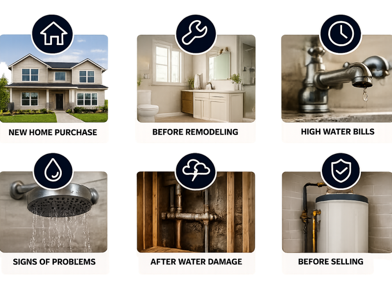 When you should get a plumbing inspection